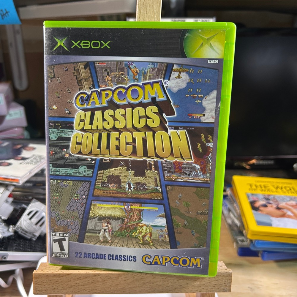 Capcom Classics Collection Microsoft Xbox 2005 22 Arcade Games Street Fighter II